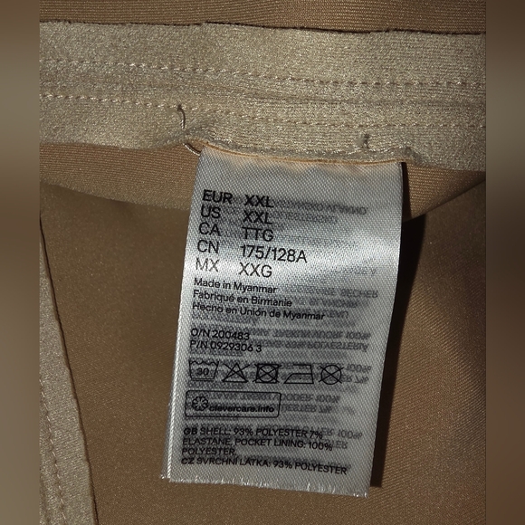 H&M Classic Beige Trench Coat for Women - Faux Suede Like Material XXL - Picture 6 of 9